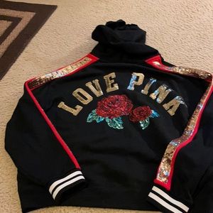 Pink Victoria’s Secret Top (Hoodie/ Sweater)